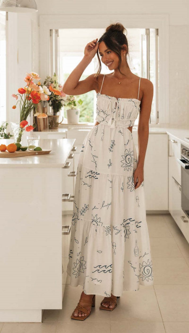 Lila™ | Halter Backless  Long Dress