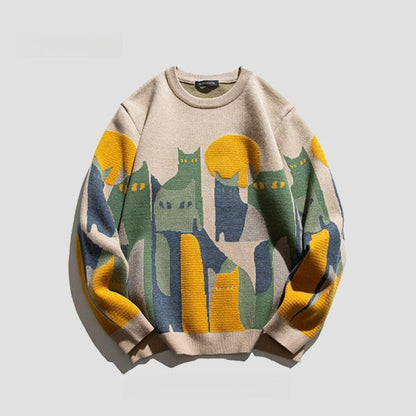 Kent™- Vintage Desert Cats Sweater