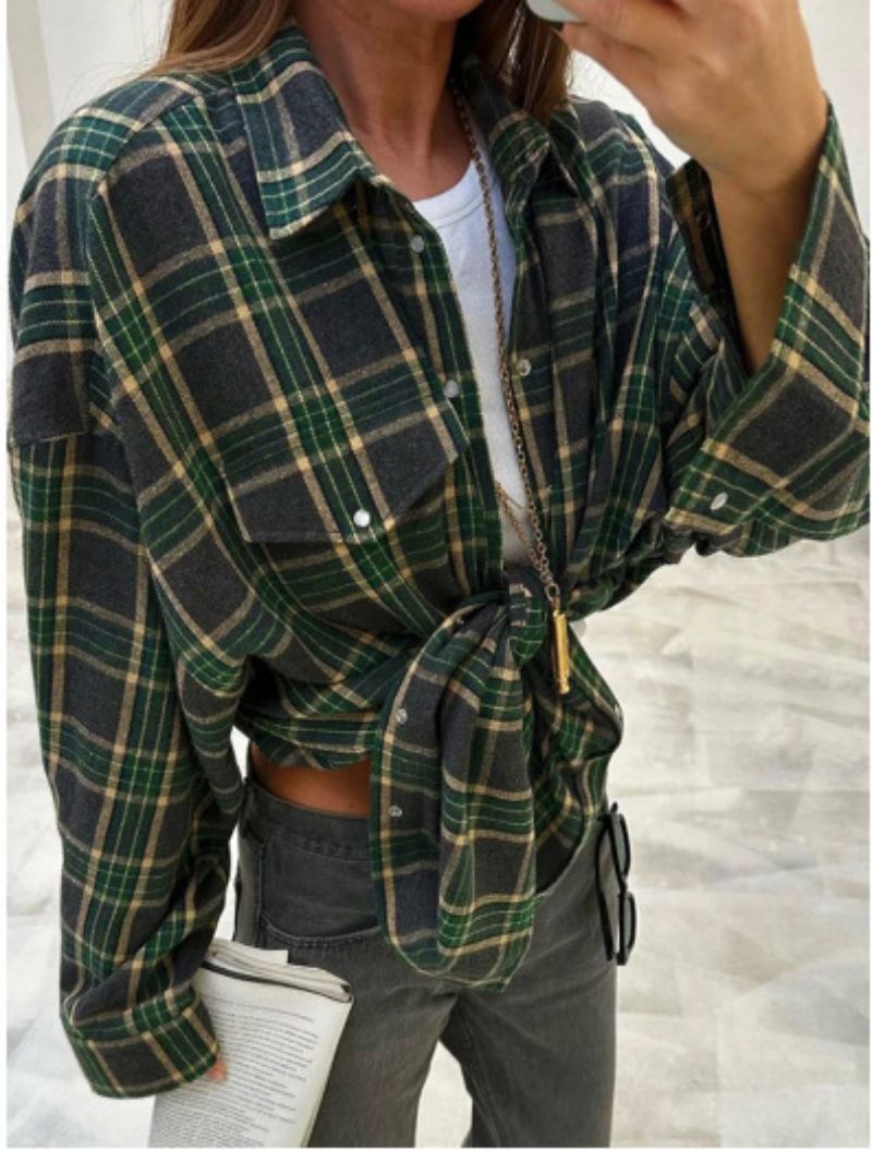 Alva™ - Plaid oversized shirts