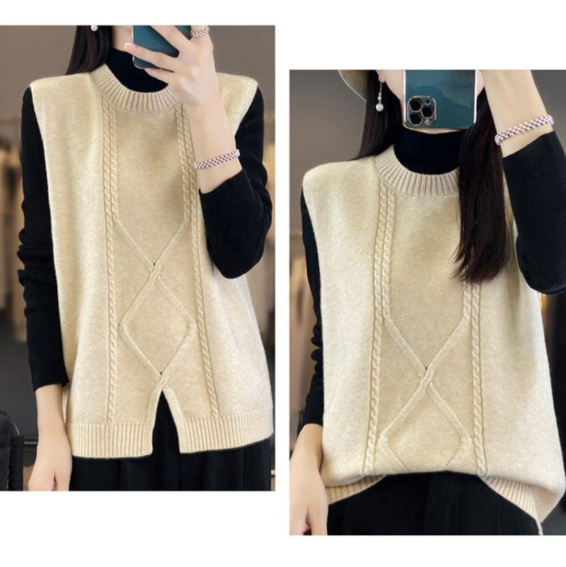 Daisy™ - Crewneck Pullover Sweater Vest