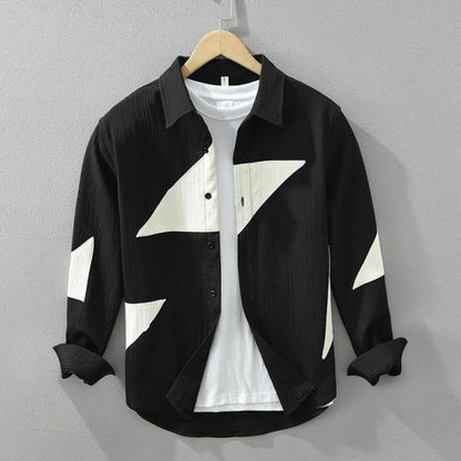 Gerhard™ - Stylish Geometric Pattern Shirt