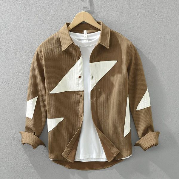 Gerhard™ - Stylish Geometric Pattern Shirt