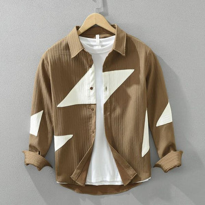 Gerhard™ - Stylish Geometric Pattern Shirt