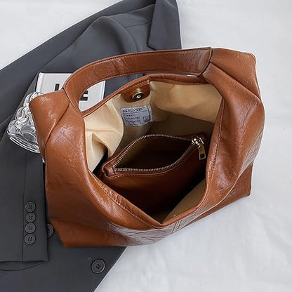 Aurora™ - Leather Shoulder Bag + small handbag