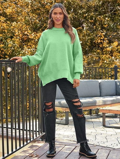 Linnea™ - Crewneck Long Sleeve Sweater