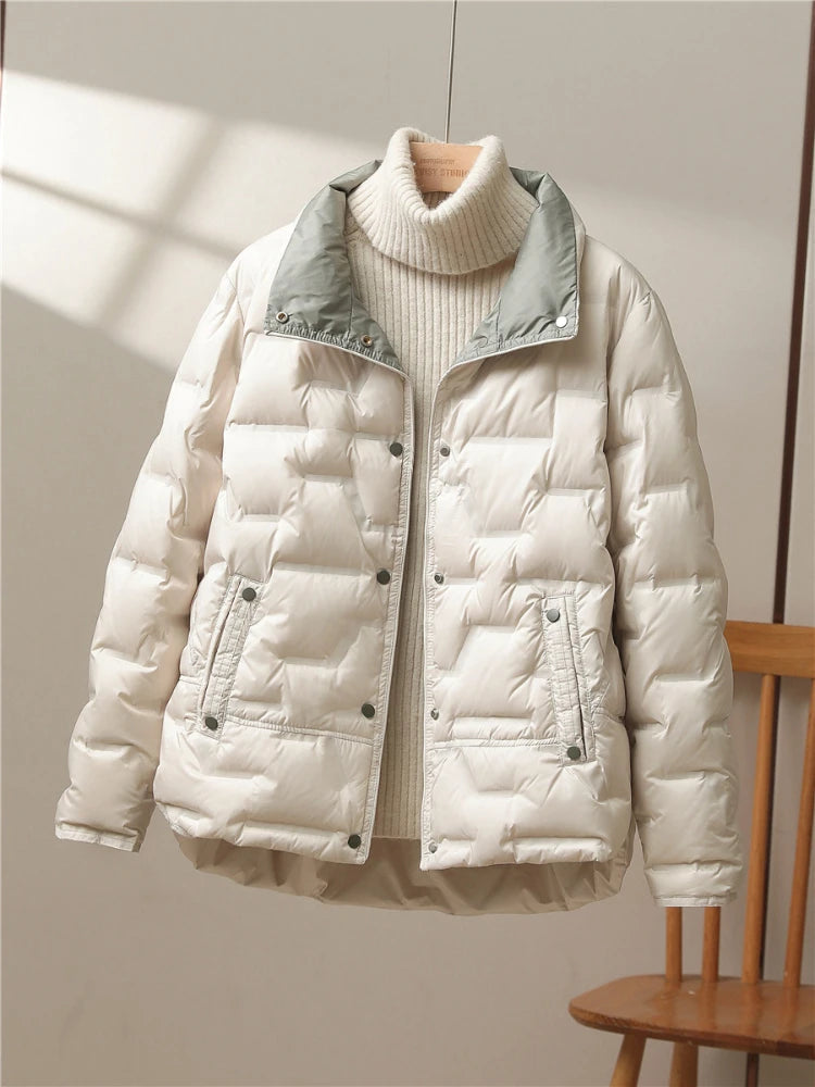 Mari™ - Duck Down Casual Light Puffer Jacket