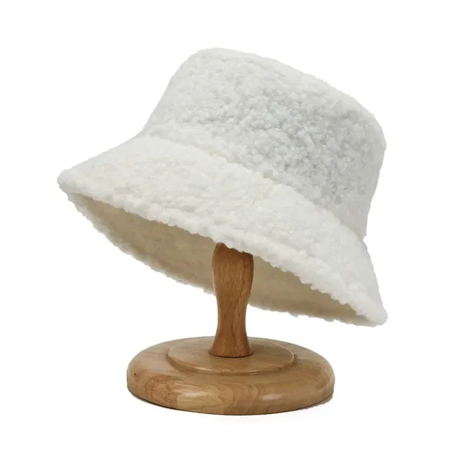 Lena™ -  Winter Plush Fuzzy Bucket Hat