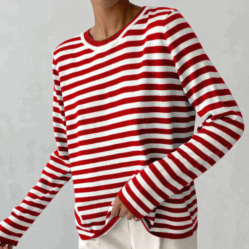 Camy™ - Striped Pullover Sweater