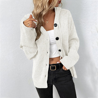 Alona™-  Knitted Hoodie Cardigan