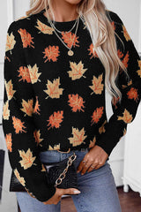 Kaci™ - Autumn Maple Leaf Sweater