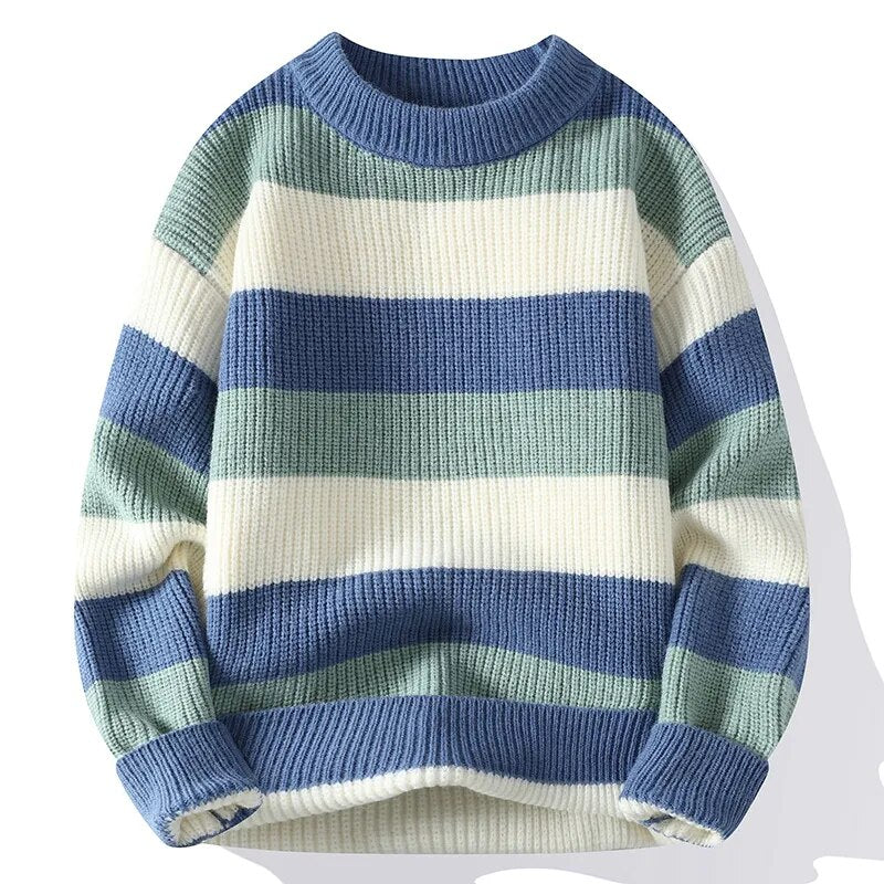 Niel™ - Striped Turtleneck Sweater